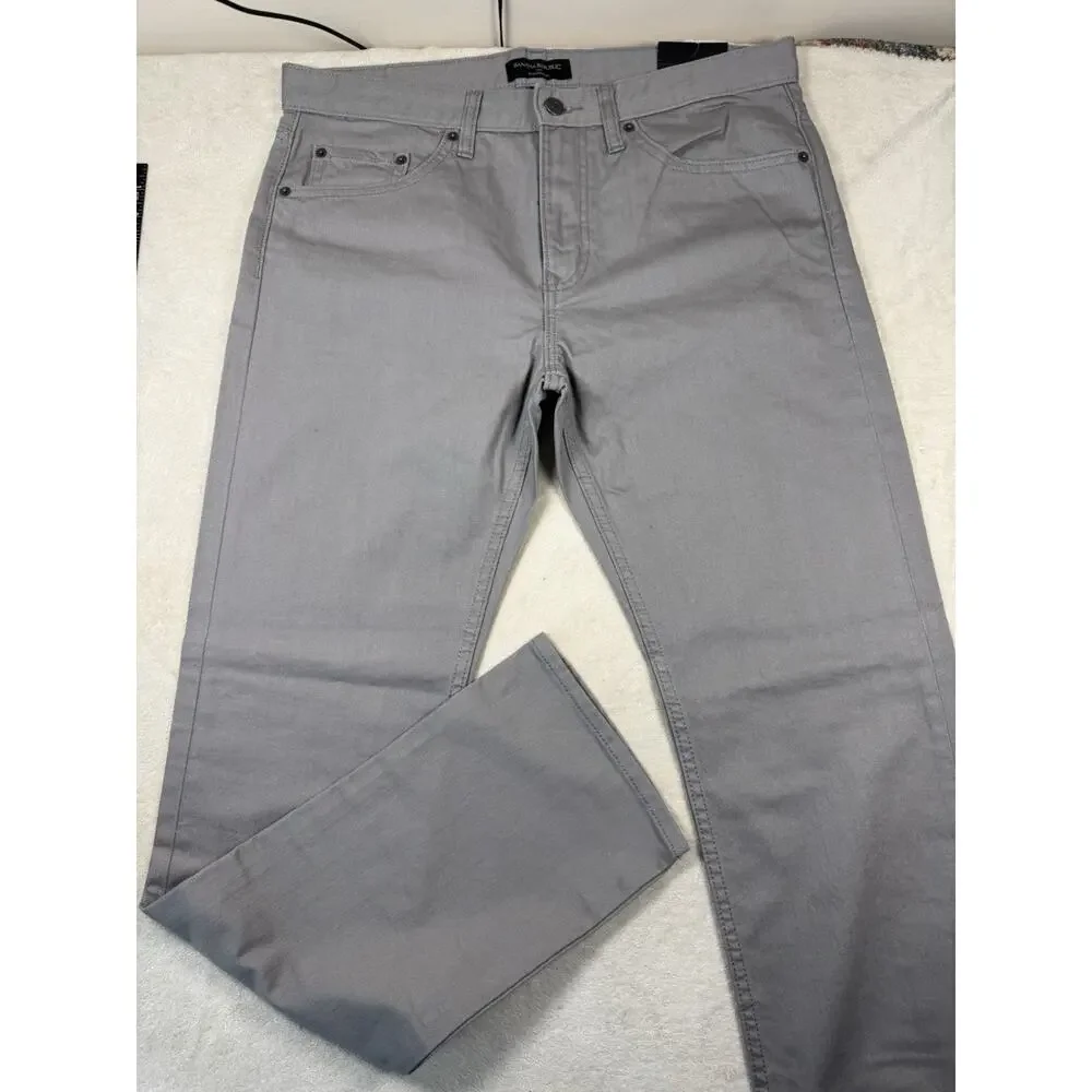 Banana Republic Slim Straight Gray Jeans Men’s 32x32 New With Tags NWT